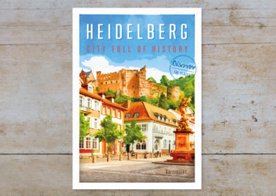 Kornmarkt, Serie Heidelberg, Postkarten & Prints